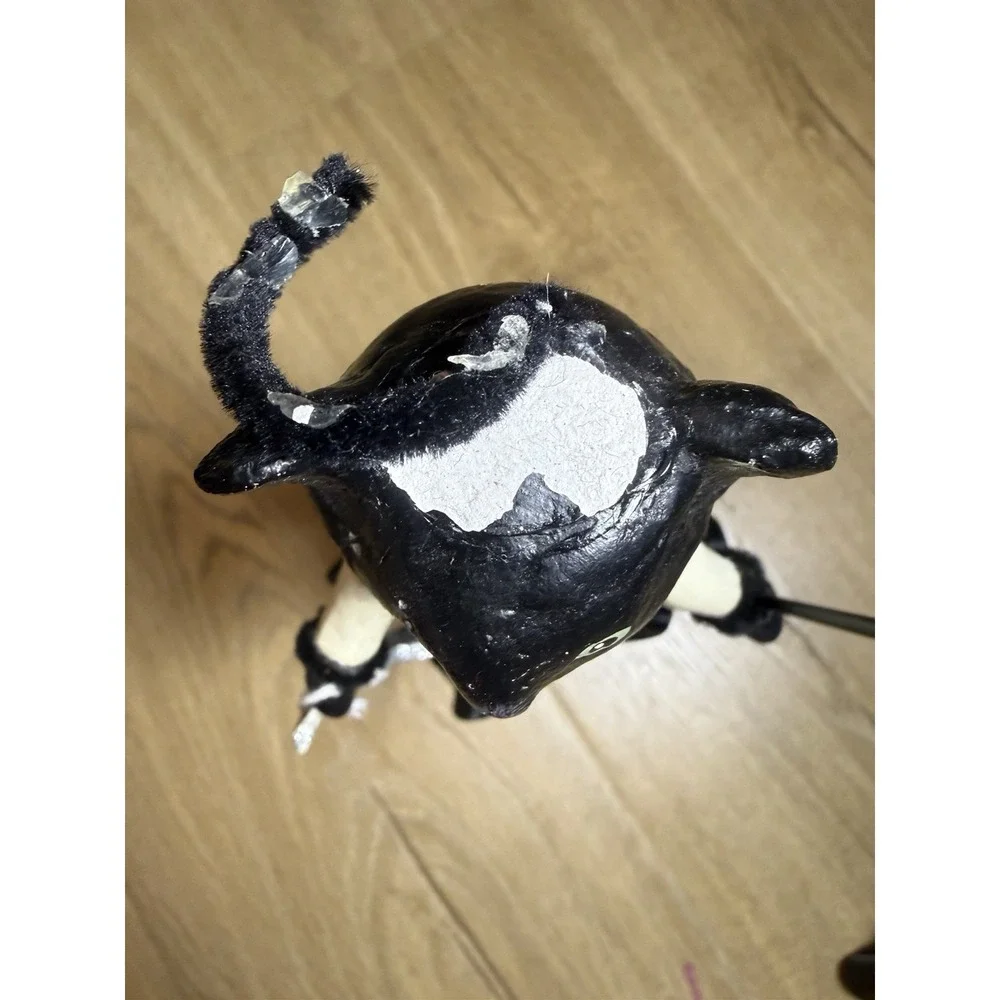 Halloween Cat W Dangling Stars Moon Face By Heather Myers Harvey 11
